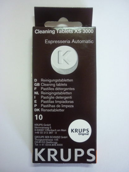 Krups Coffee Machine Cleaning Tablet XS 3000e Machine Cleaning Tablet XS 3000