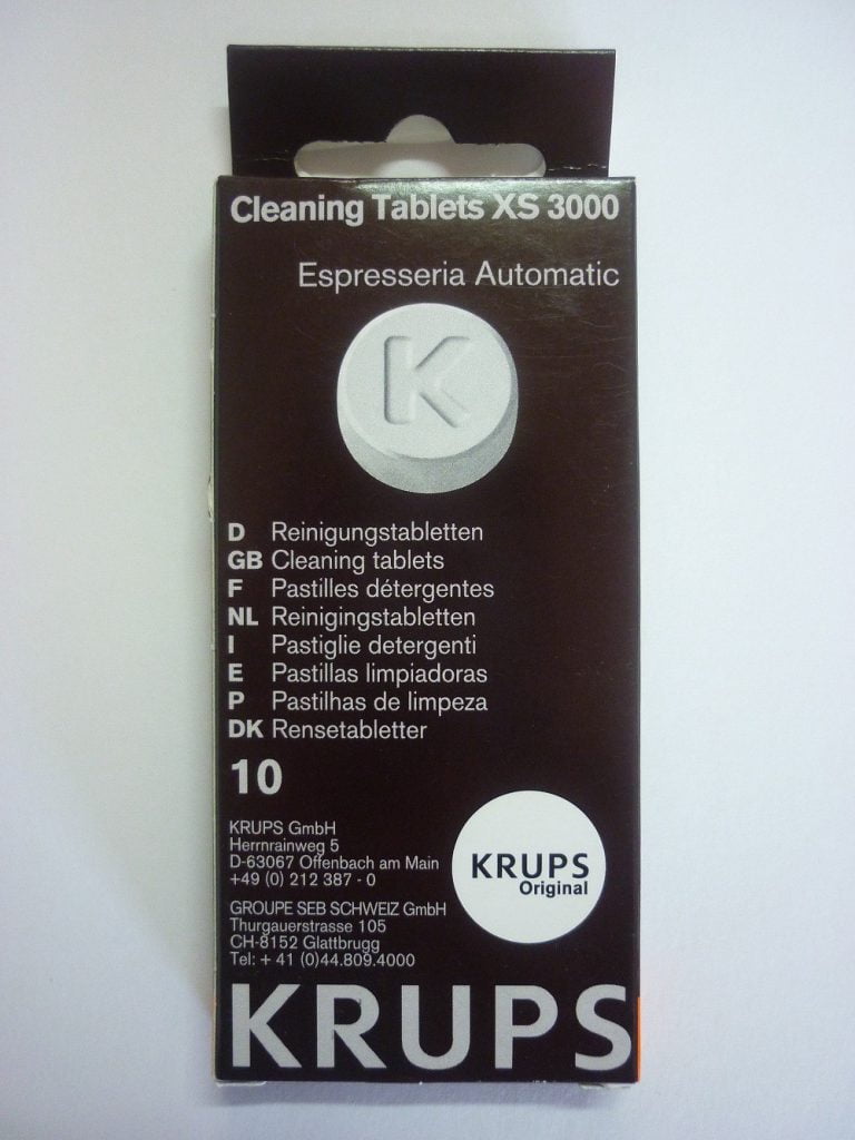 Krups Coffee Maker, Espresso Machine, Cleaning Tablet Pack P/N XS3000