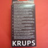 Krups coffee machine Descaling powder F054