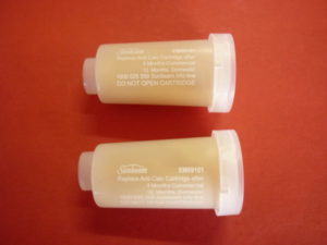 Sunbeam EM69101 anti-calc cartridge 2 pack water filter for Café Series EM6910 EM7000 EM7100 EM8000 Torino EMM7200 espresso machines limescale protection