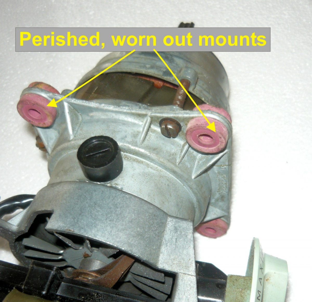 4 x Kenwood Chef Mixer, Rubber Motor Mounts, Motor Vibration Isolation Mounts for A701, A701A