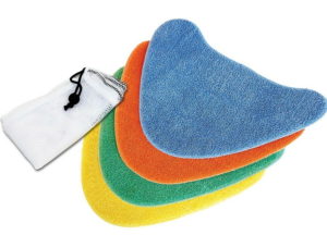 4 x Micofibre Cleaning Pads for Vax Steam Fresh, Glider Cleaner VX22, VX24, VX23, VX89 P/N: VTHSP4