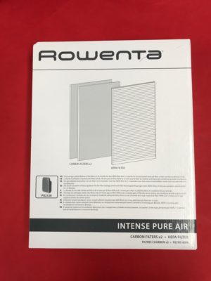 Rowenta Intense Pure Air, Air Purifier, 1 Hepa Filter and 2 X Carbon Filters pack, Kit for PU2120 PN: XD6040F0