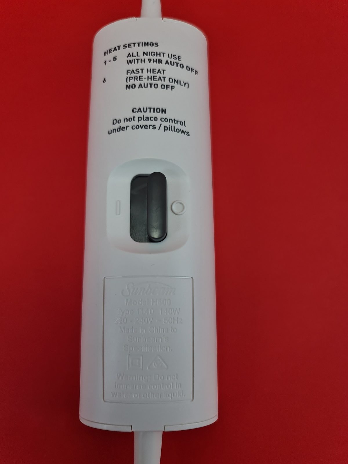 Sunbeam Quick & Cosy Replacement Electric Blanket Controller / Control