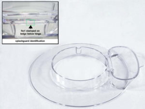 Splashguard, Splash Guard, Flour Guard for Kenwood Kmix Mixer KMX754, KMX93, KMX50, KMX76GD, KMX760RD, P/N: KW715545