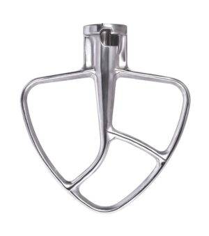 Stainless Steel Flat Beater for KitchenAid Artisan Stand Mixer 5KSM150, 5KSM156, 5KSM160, 5KSM170 P/N: 5KSM5THFBSS