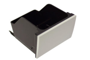 DeLonghi Dinamica ECAM350.55.W coffee machine dregs drawer waste coffee grounds container 7313245771 replaces broken latch fixing insert grounds container error