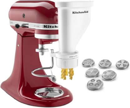 Gourmet Pasta Press Attachment For Kitchenaid Artisan Stand Mixer 5KSM177 5KSM180 5KSM195 5KSM150  5KSM155 P/N: KSMPEXTA