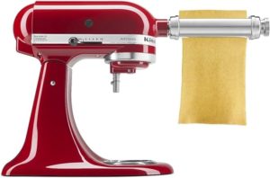 Pasta Roller Attachment For Kitchenaid Artisan Stand Mixer 5KSM177 5KSM180 5KSM195 5KSM150 5KSM155 P/N: KSMPSA