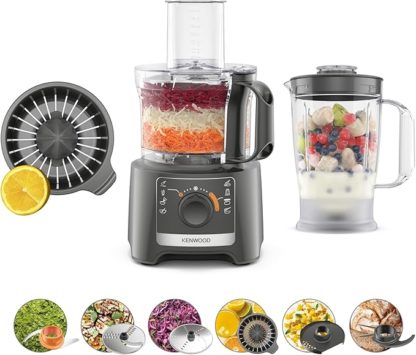 Complete Bowl for Kenwood MultiPro Compact Food Processor FDP31.360GY P/N: AS00006989 - Image 3