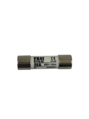 Menumaster microwave 20A HRC20 ceramic barrel fuse 5AG 38x10mm 500VDC 660VAC