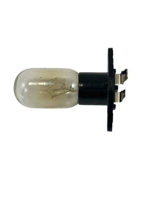 Panasonic F612E4YOOXP Y9N01 microwave lamp and bracket with 6.5mm and 4.8mm connectors.